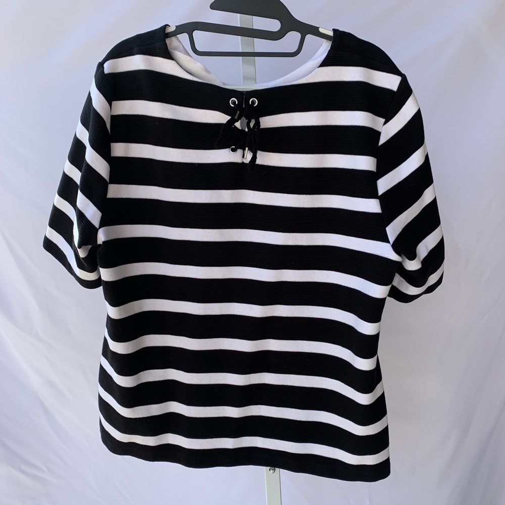 TALBOTS (Size XL) Striped Tee